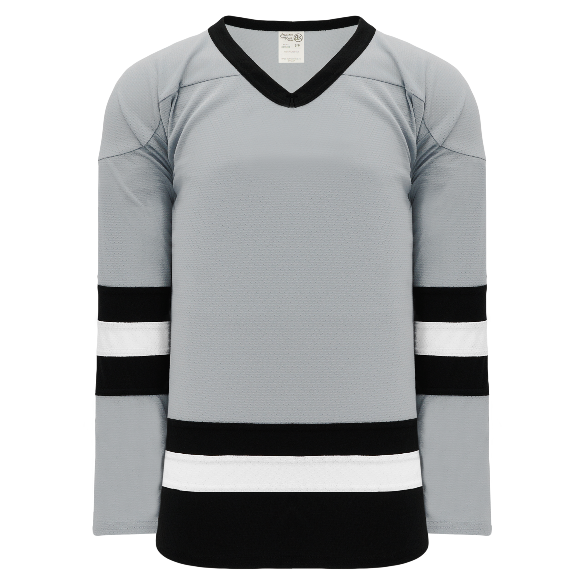 H6500-458 Teal/White/Orange League Style Blank Hockey Jerseys Youth Large