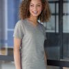 Adidas - Women's Mèlange Tech V-Neck T-Shirt - A373