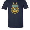 Argentina Soccer World Cup Badge Cotton T-Shirt