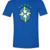 Brasil Soccer World Cup Badge Cotton T-Shirt