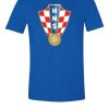 Croatia Soccer World Cup Badge Cotton T-Shirt