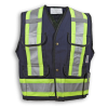 Big K Navy Blue Cotton Mesh Supervisor Safety Vest